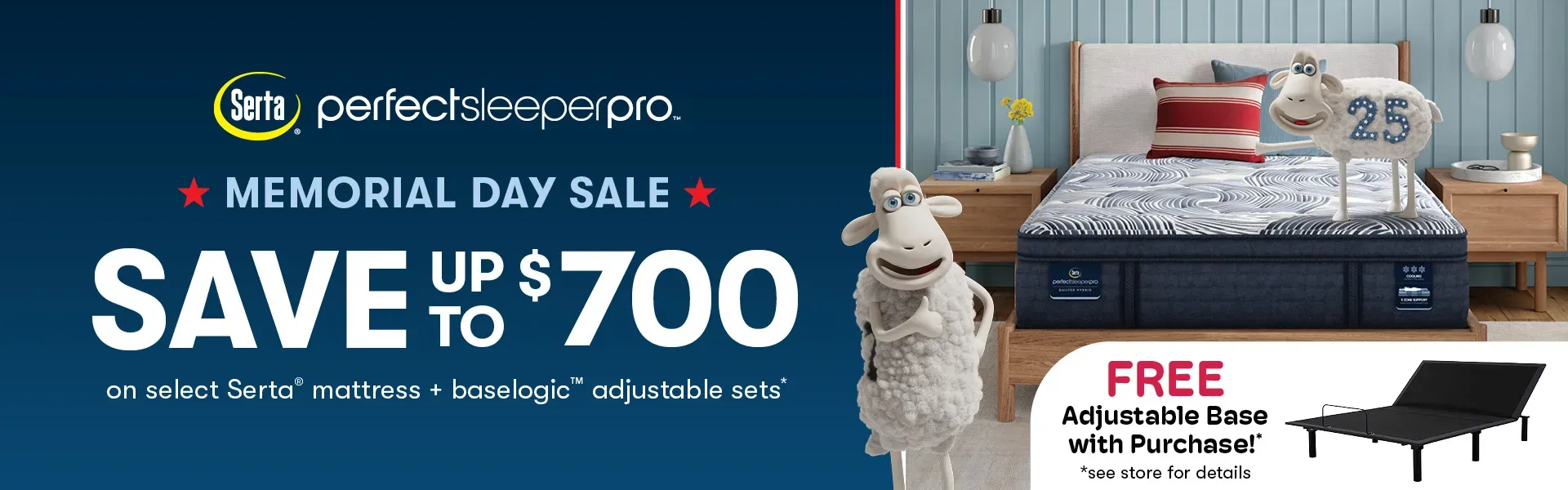 Promo Banner for Serta PerfectSleeper Pro